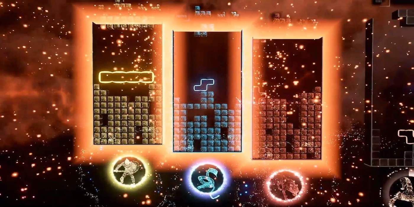 Tetris Effect Connected gameplay screenshot