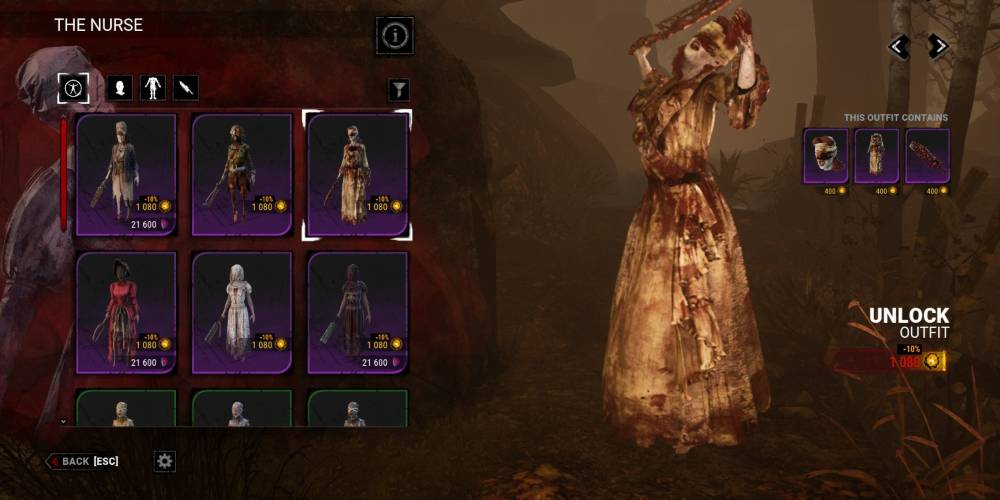 The Scariest Killer Outfits You Can Buy In Dead By Daylight Ranked The Scariest Killer Outfits You Can Buy In Dead By Daylight Ranked