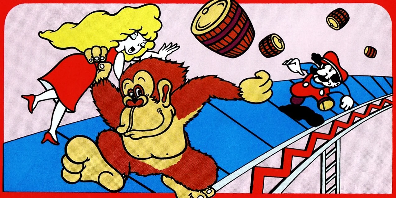 Donkey Kong Featuring Mario's First Apperance