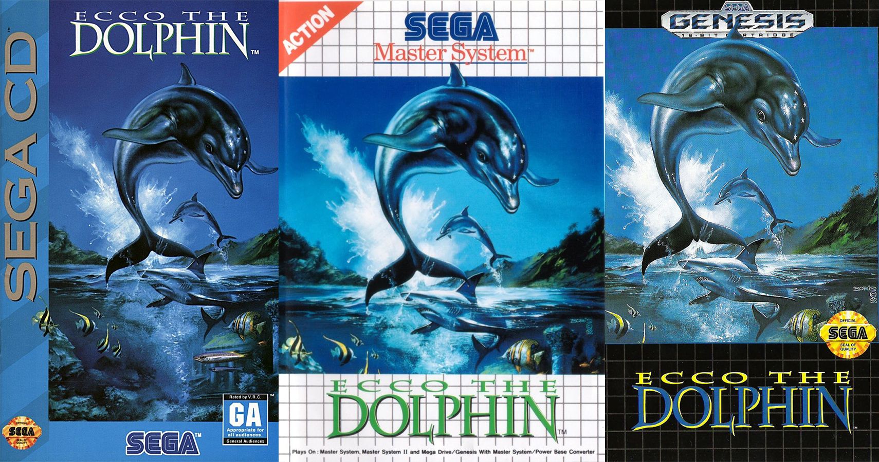 Ecco the Dolphin cover art collage