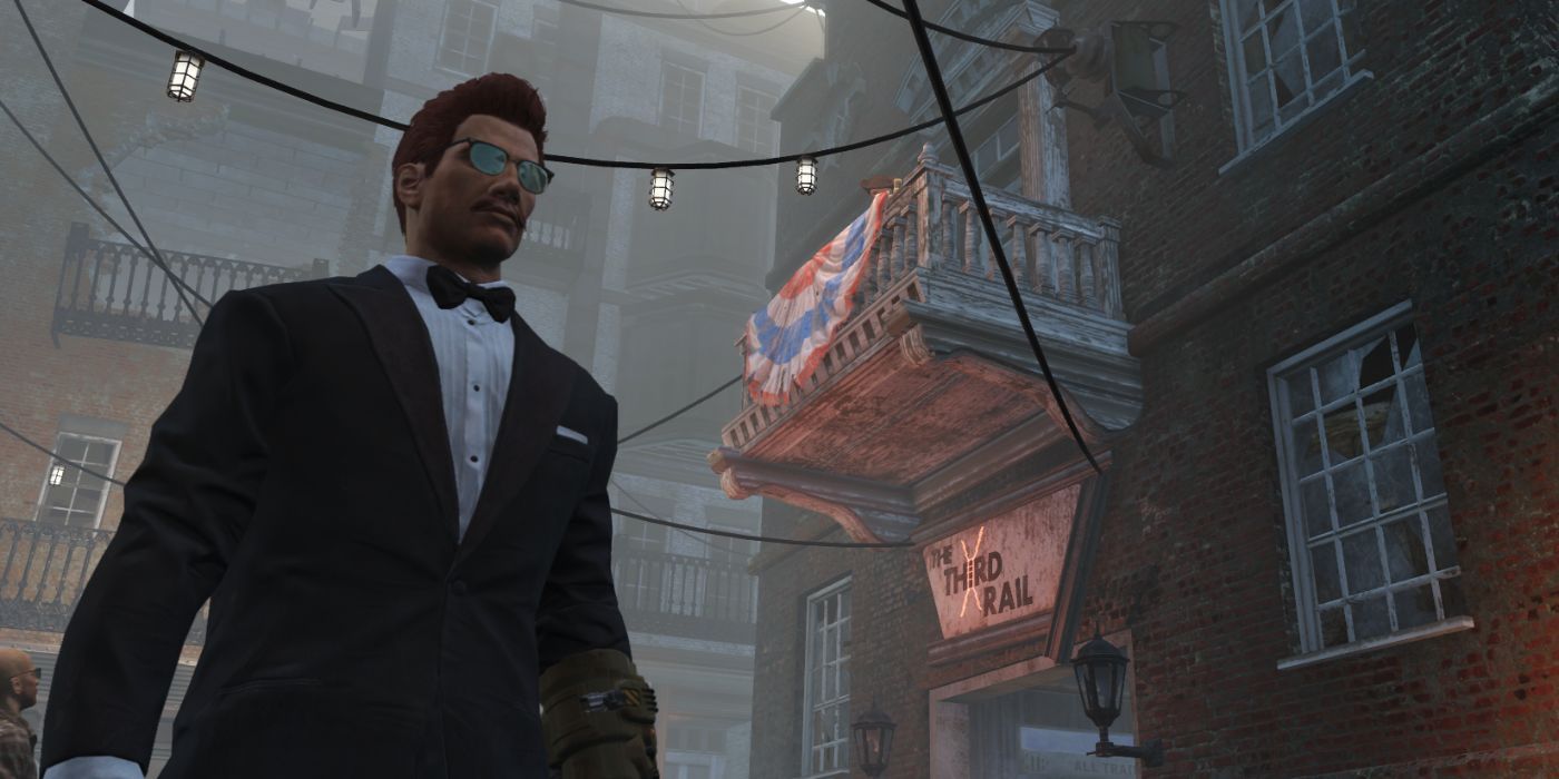 Fallout 4 Character In Suit In Goodneighbor