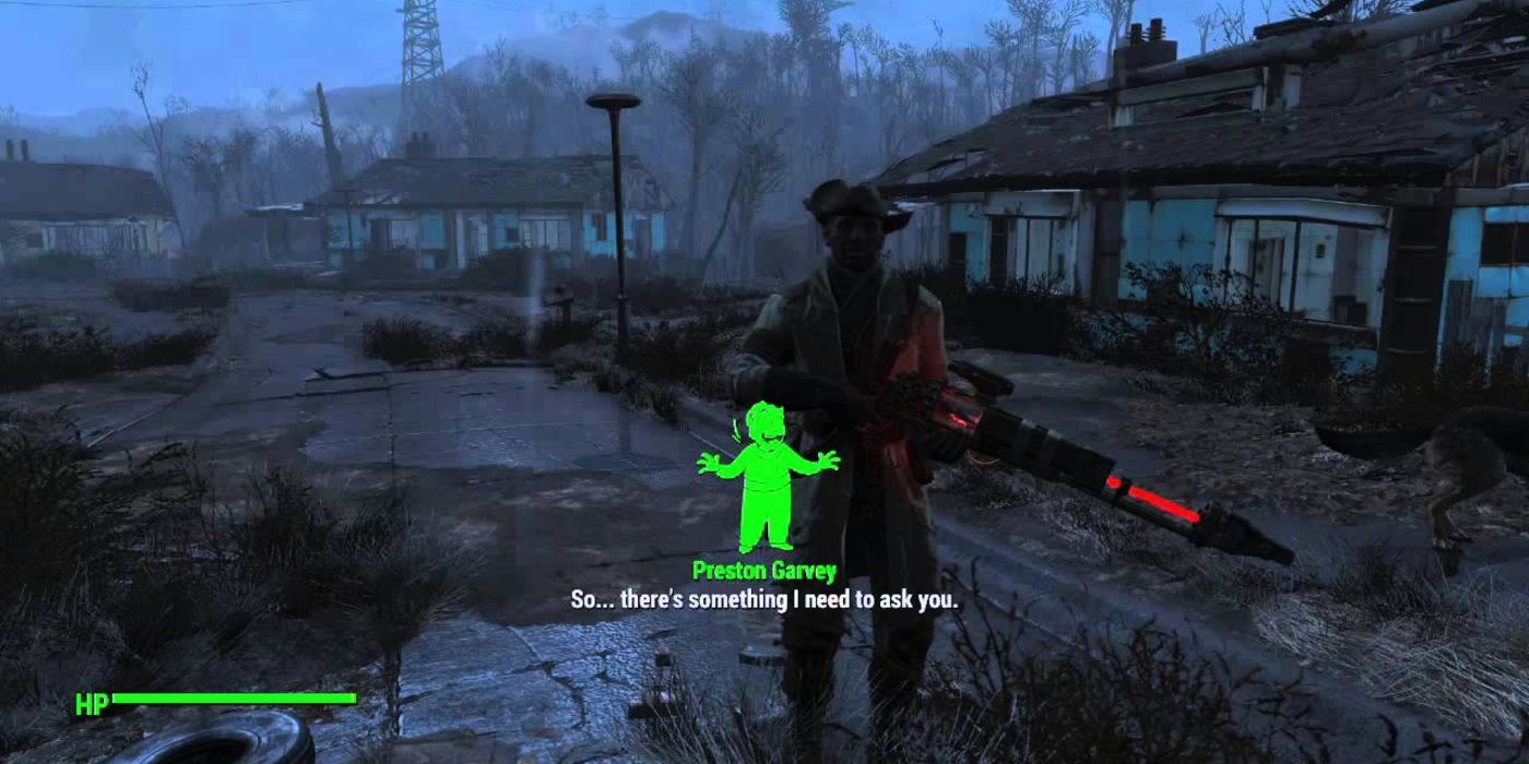 Fallout 4 Dialogue With Preston