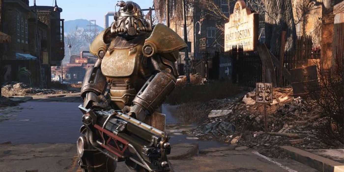 Fallout 4 Character In Power Armor