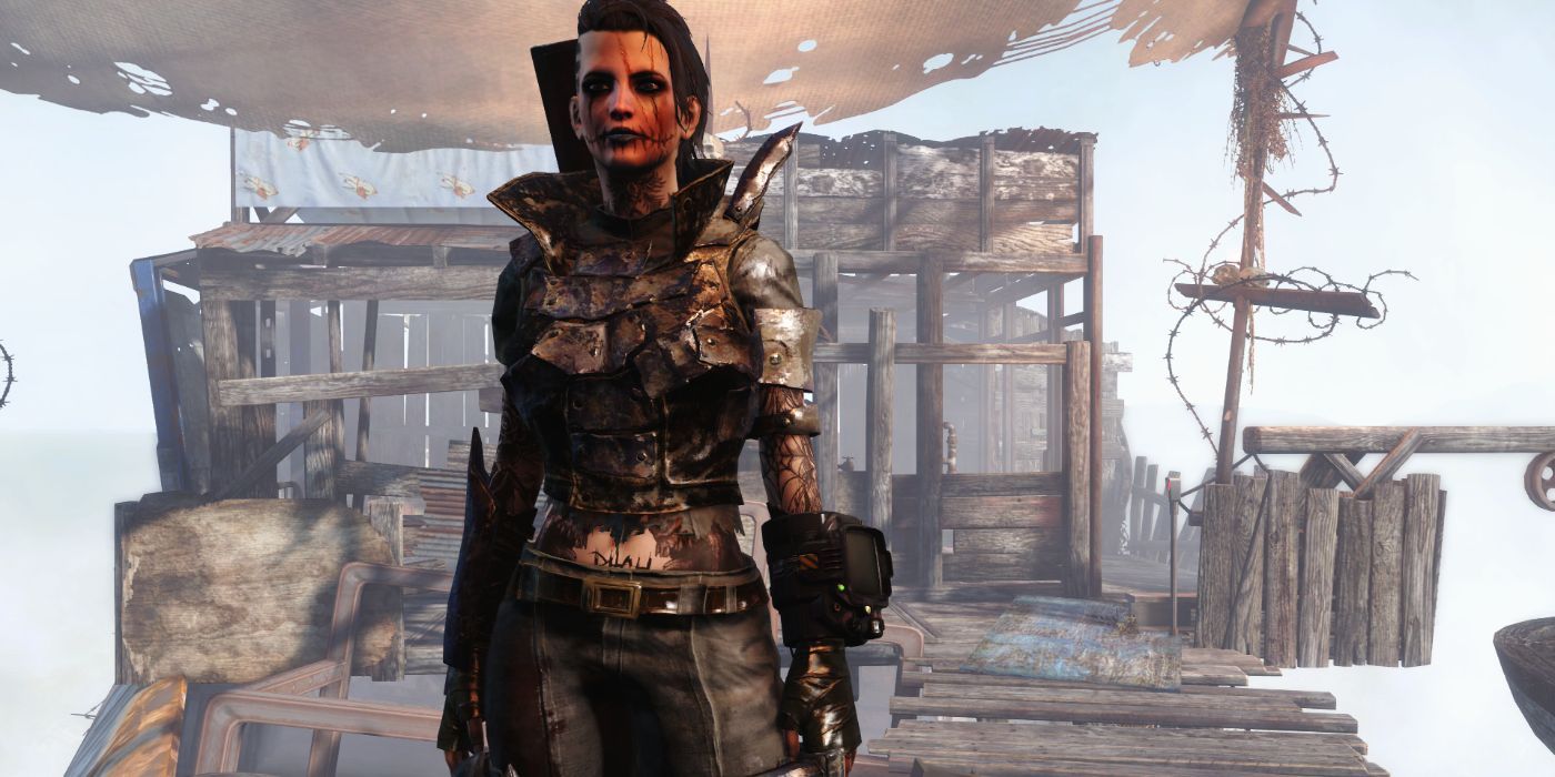 Fallout 4 Character Dressed As Raider