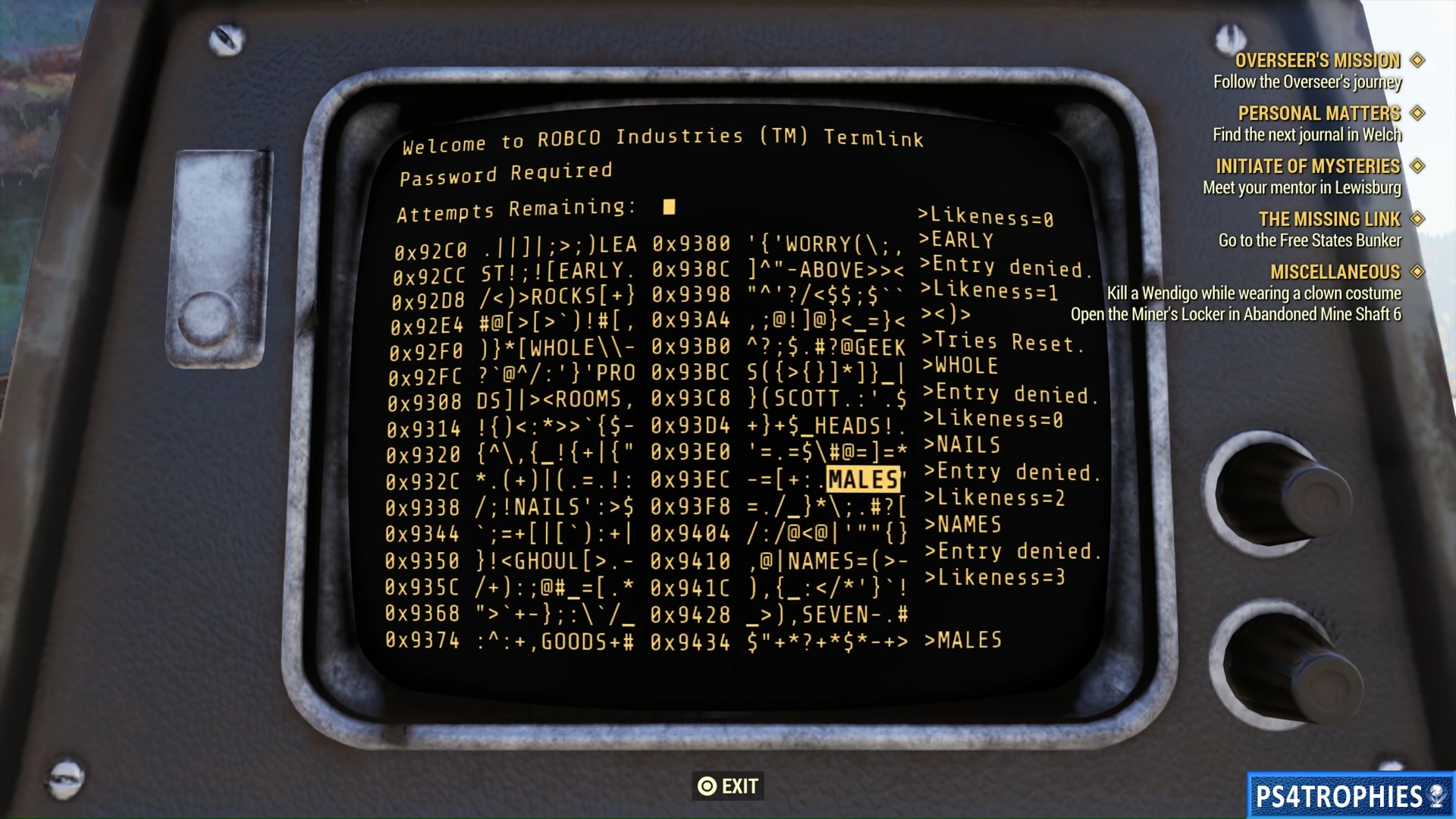 Easy terminal to hack fallout 76