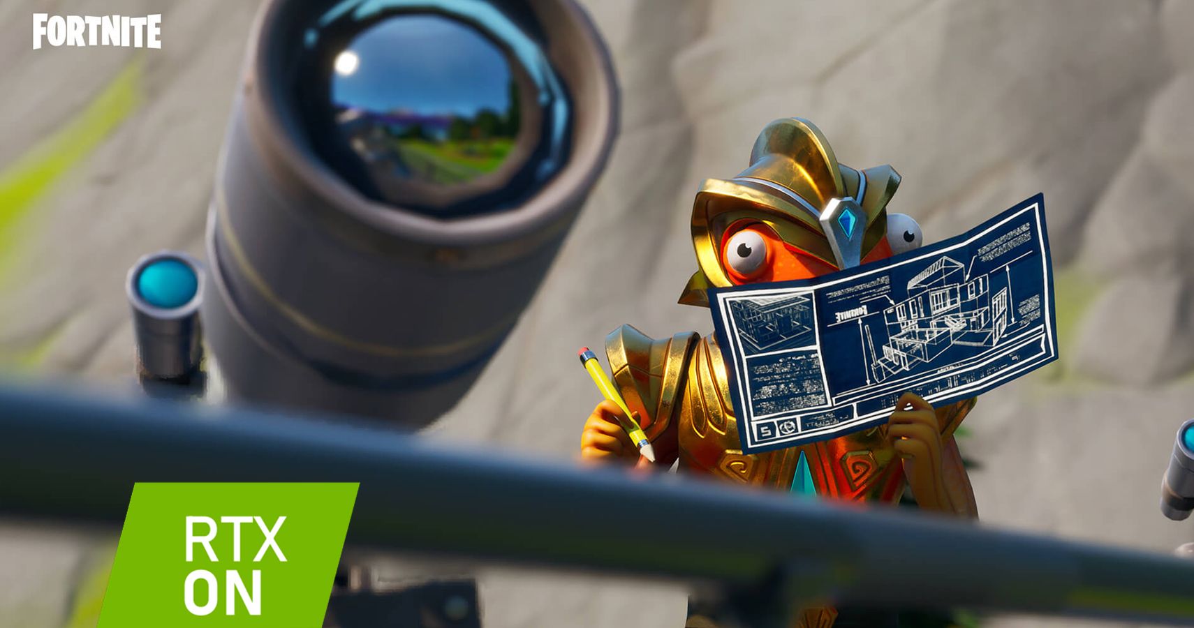 Fortnite With Raytracing RTX On stamp