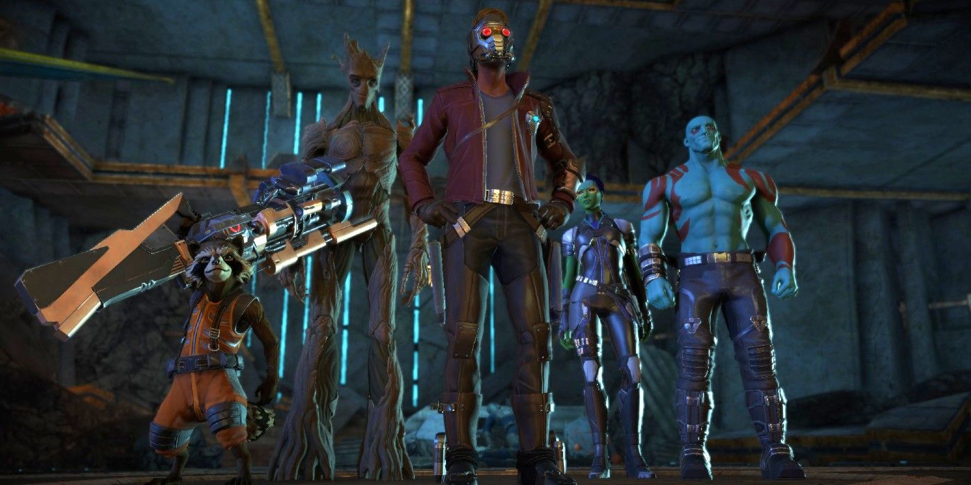 Group Shot Of The Guardians Of The Galaxy