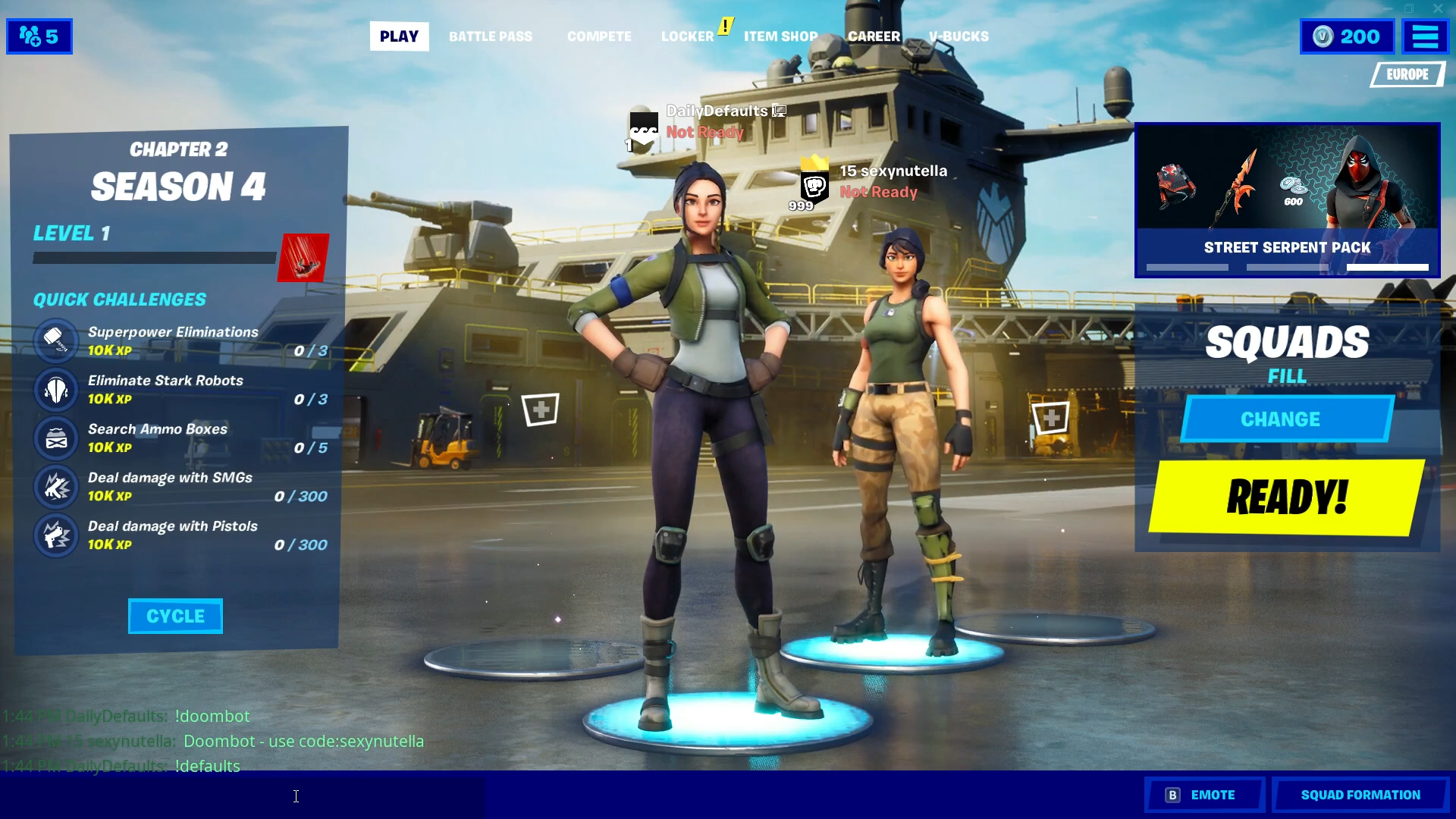 Fortnite How To Play Bot Only Matches Fortnite Lobby With No Players Fortnite Lobby With No Players Fortnite How To Play Bot Only Matches