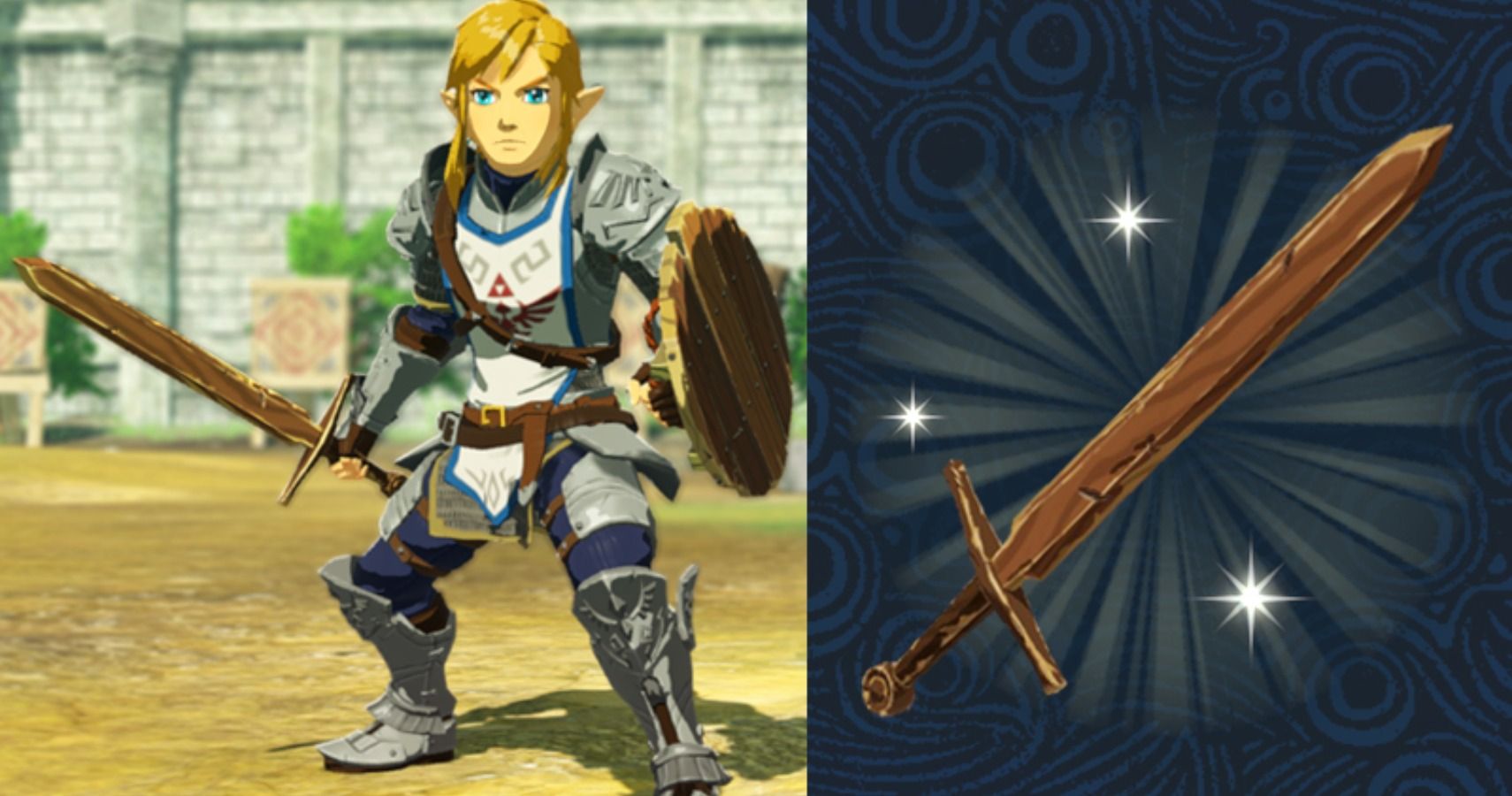 Hyrule Warrios Age of Calamity Training Sword Cover