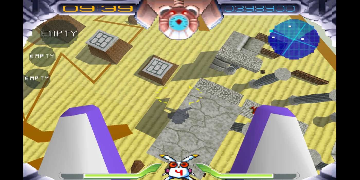 Jumping Flash! Playstation screenshot of gameplay