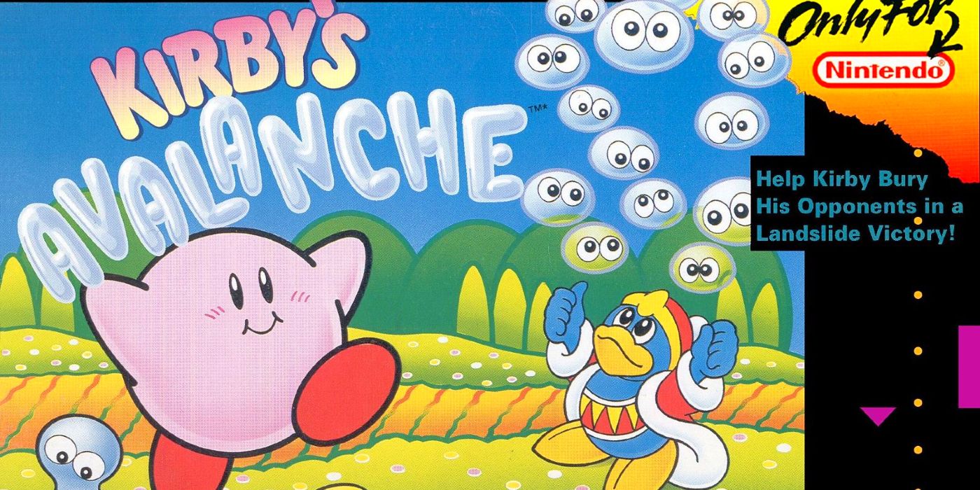 Cover Art For Kirby's Avalanche
