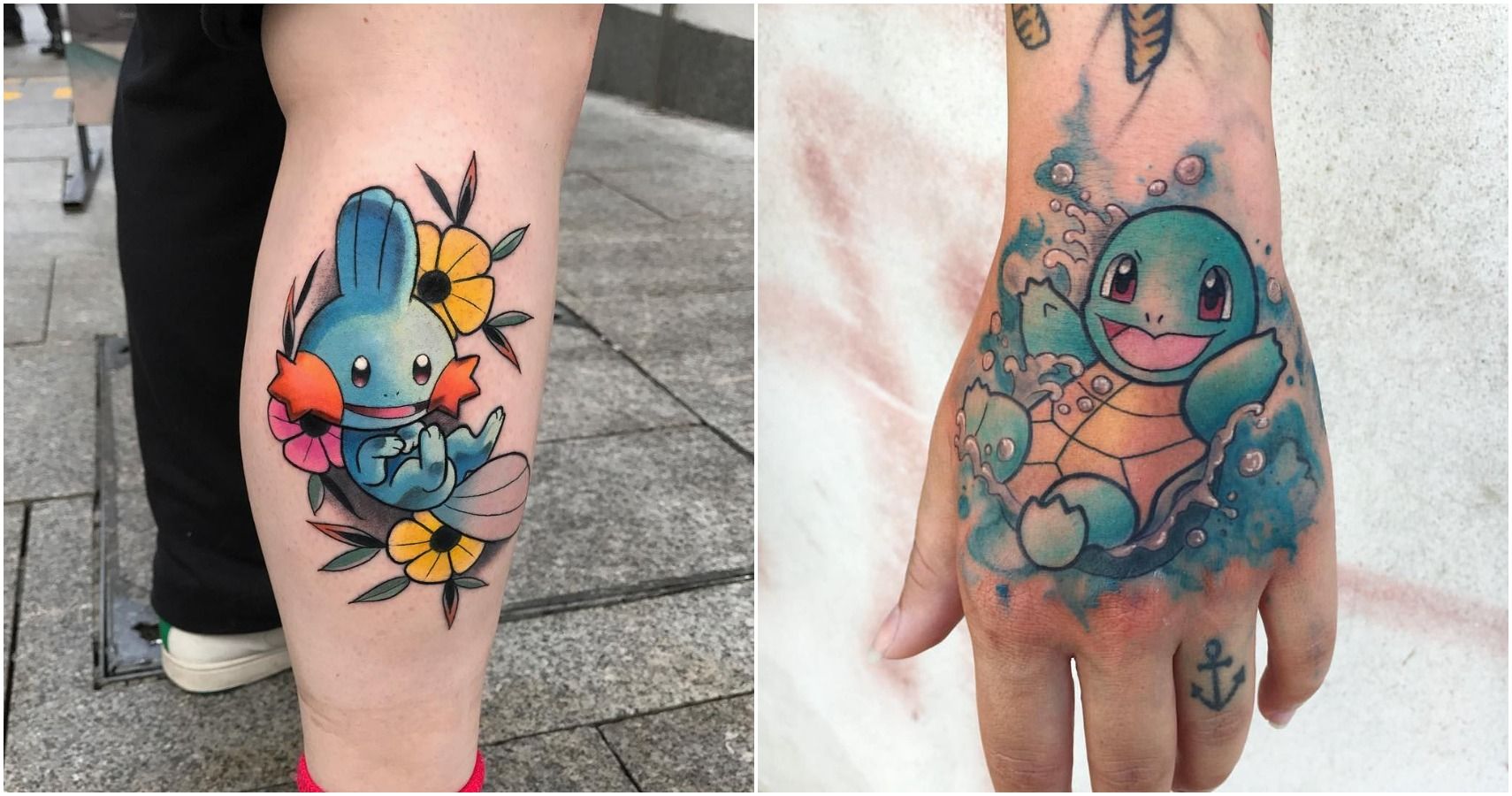 Pokemon: 10 Real Water-Type Tattoos For Dedicated Trainers