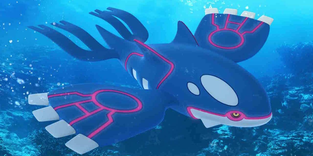Pokemon Go Kyogre underwater