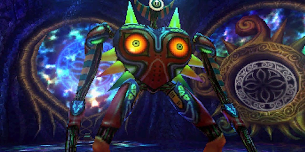 Nintendo Legend Of Zelda Majora's Mask 3D Majora With Legs Boss Battle