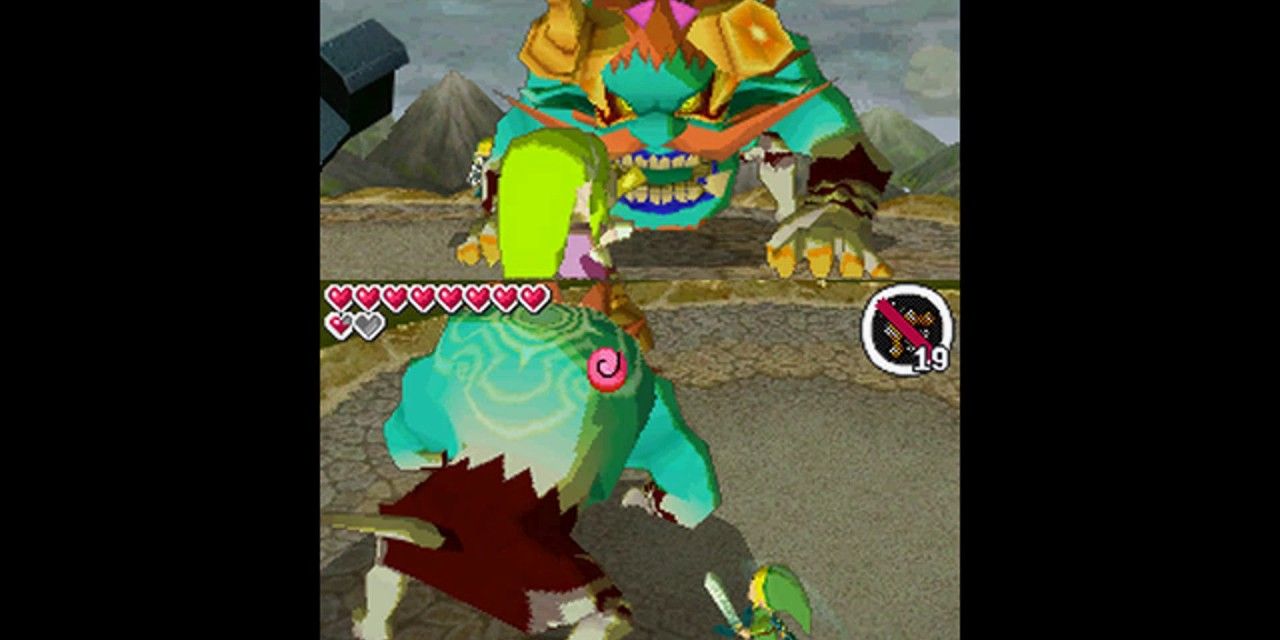 Nintendo Legend Of Zelda Spirit Tracks Demon King Malladus Dual Boss Fight