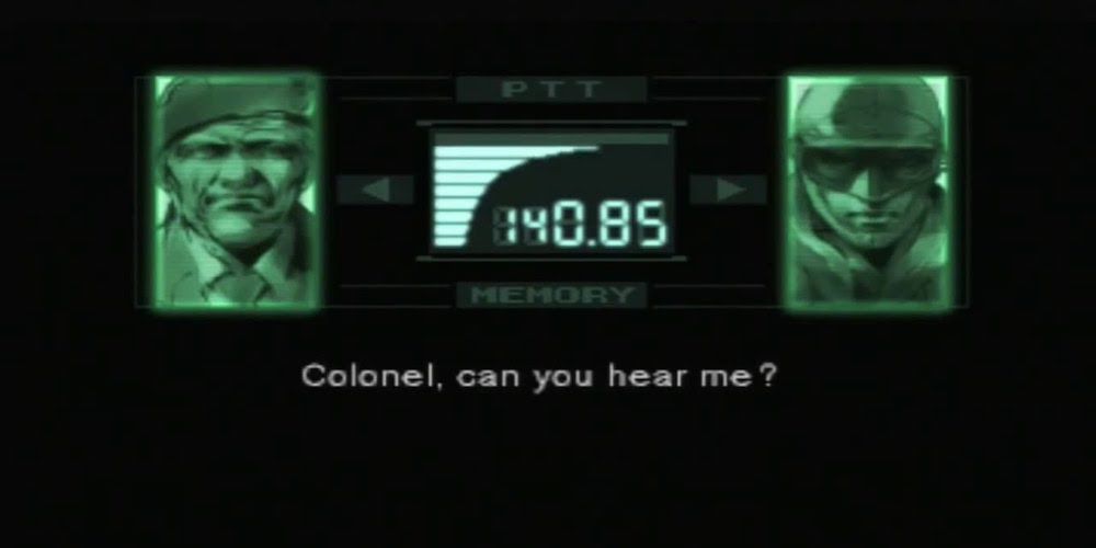 Metal Gear Solid Codec Snake And Campbell