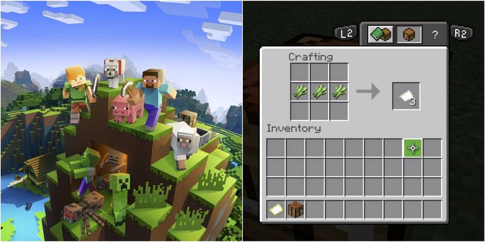 How To Make Paper 9 Other Useful Recipes In Minecraft How To Make Paper 9 Other Useful Recipes In Minecraft