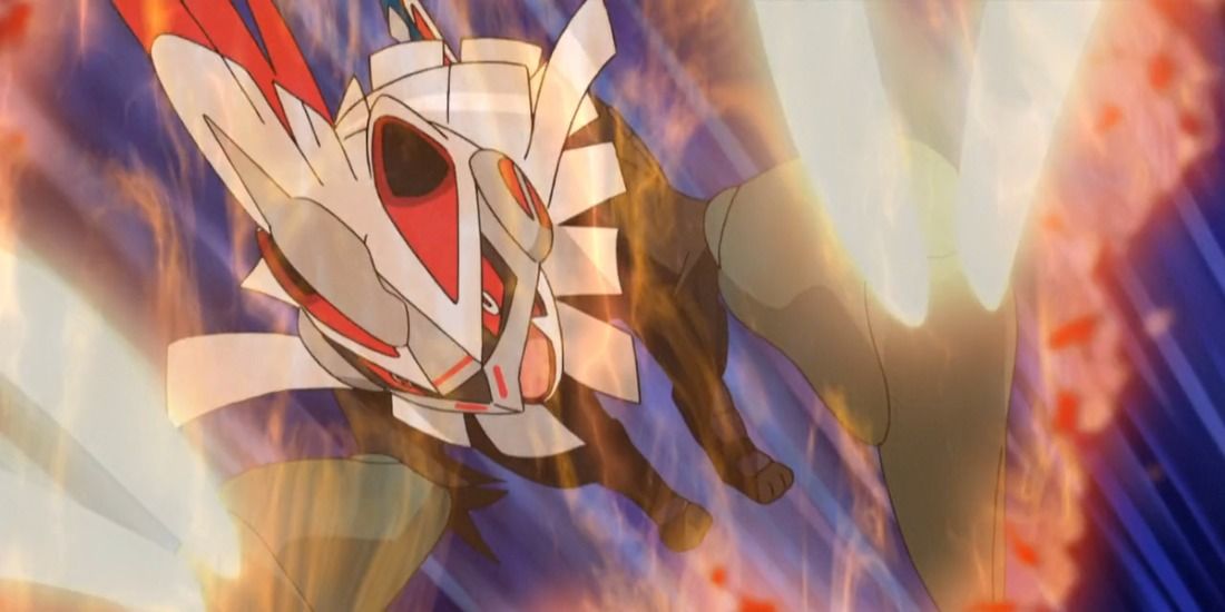 Silvally using Multi Attack in the Pokmeon anime
