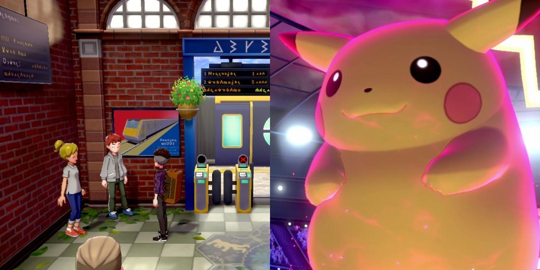 Two trainers who will give you a Gigantamax-capable Eevee and Pikachu in Pokémon Sword & Shield