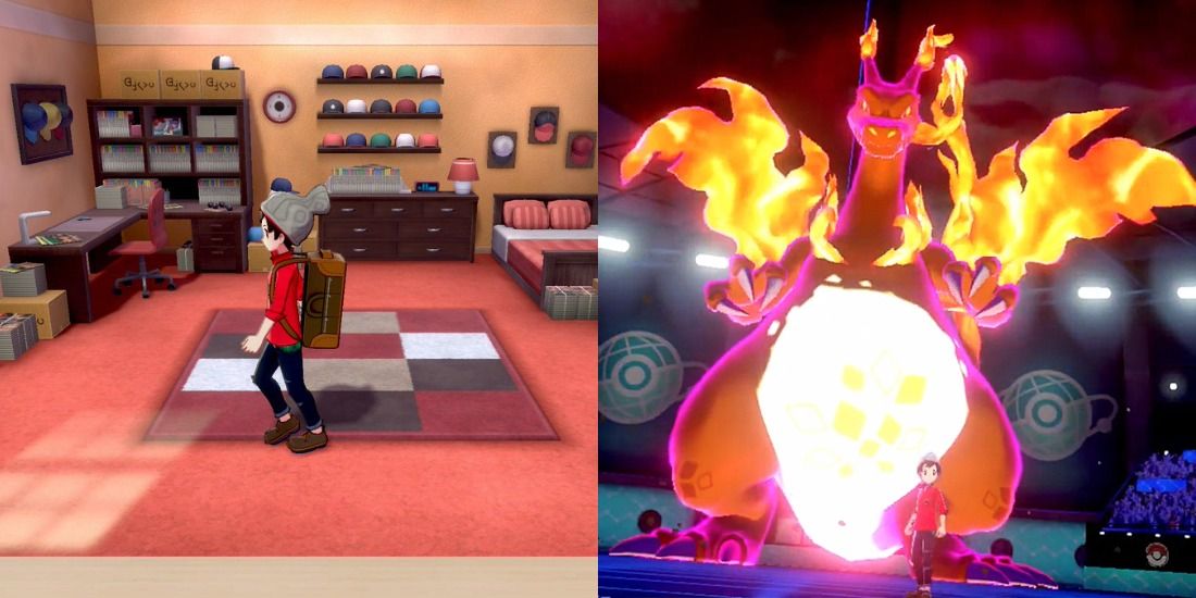A trainer in Leon's Room, where they can obtain a Gigantamax-capable Charmander after completing the game's main story
