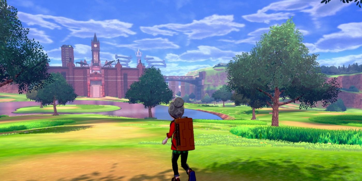 A trainer newly exploring the Wild Area in Pokémon Sword & Shield