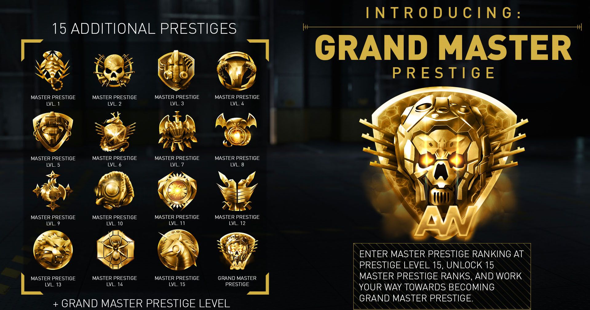 Call of Duty Advanced Warfare Prestige Medals