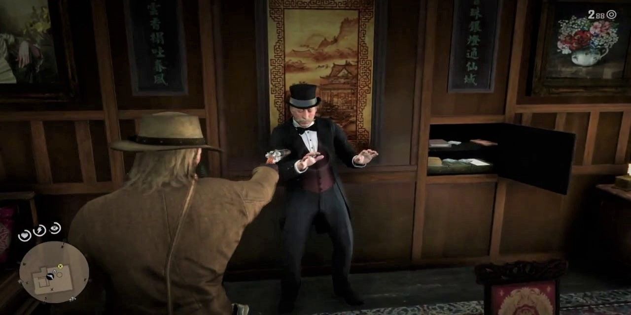 Red Dead Redemption 2 Casino Robbery Butler