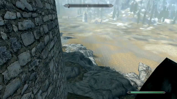 Skyrim How To Walk Through Walls Using Just A Plate Thegamer