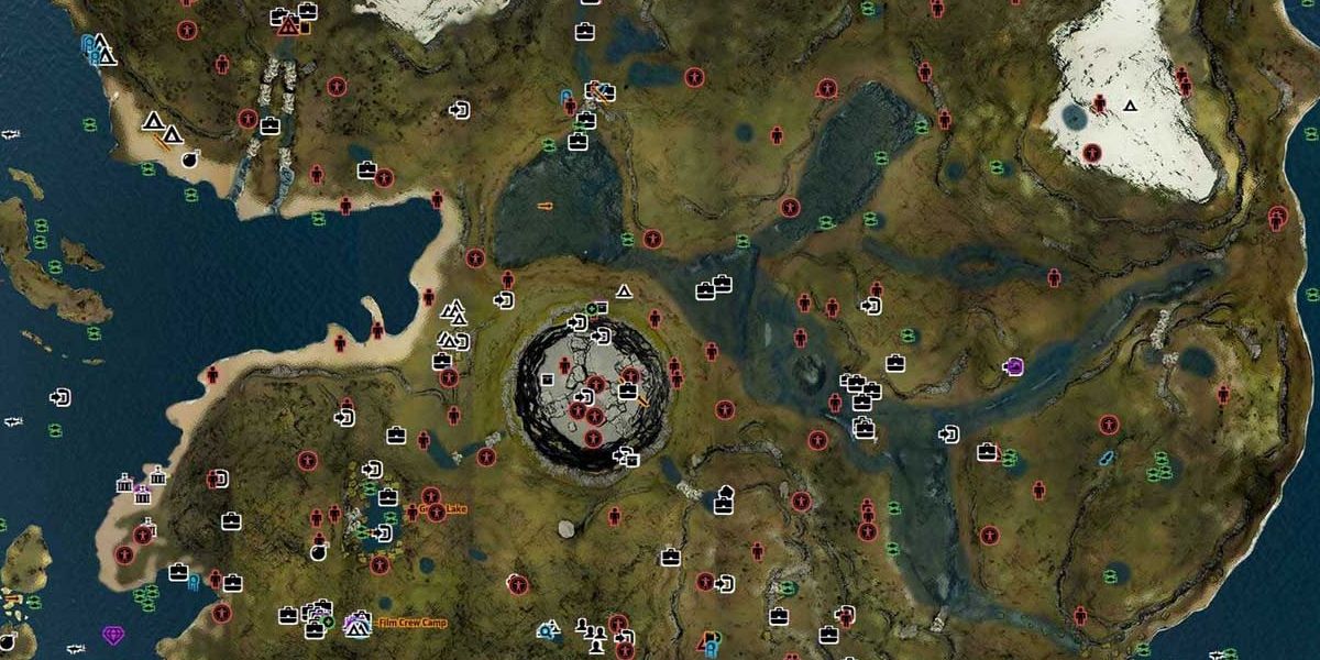 the forest mod api map