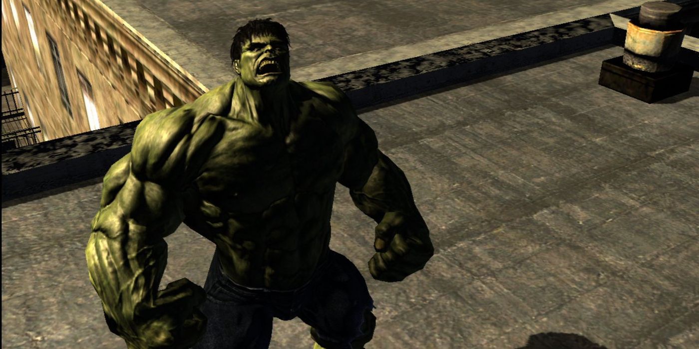 The Incredible Hulk Roaring