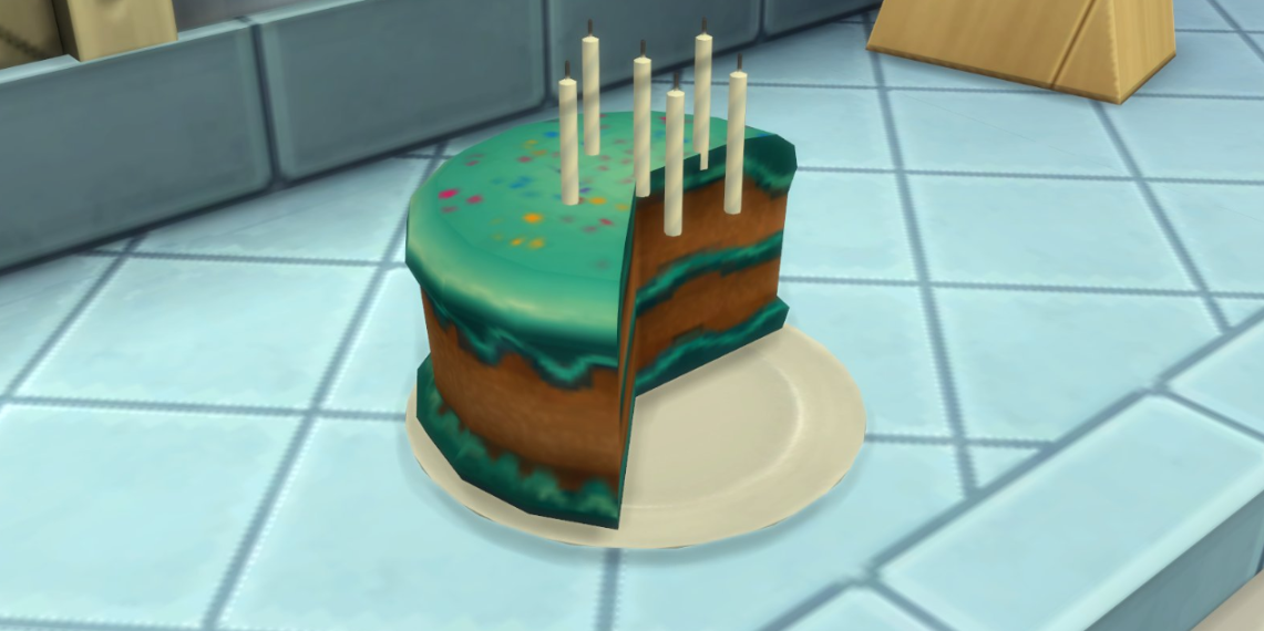 The Sims 4 Birthday Cake