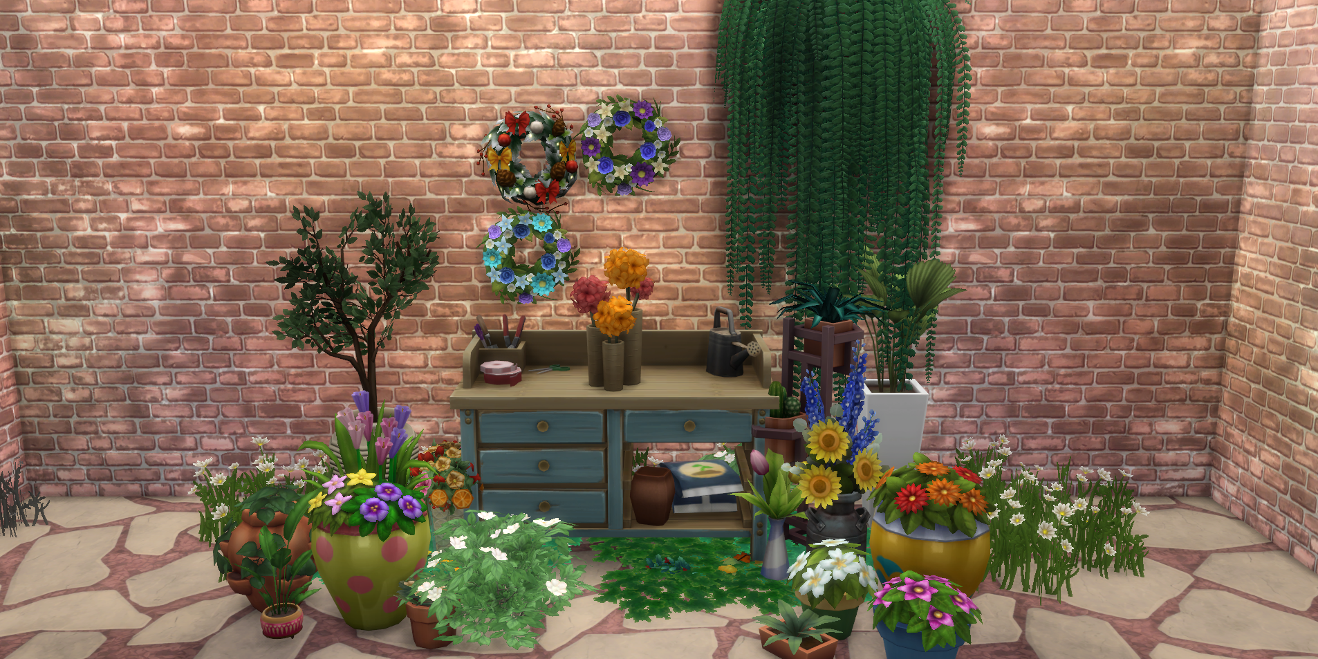 The Sims 4 Arranging Flowers