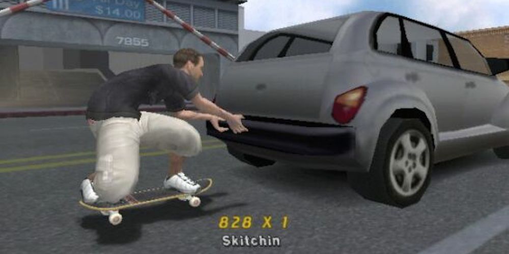 Tony Hawk's Pro Skater 4 Skitching