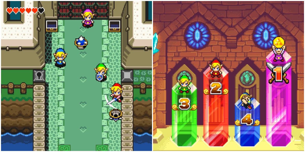 zelda four swords gameplay and dungeons results