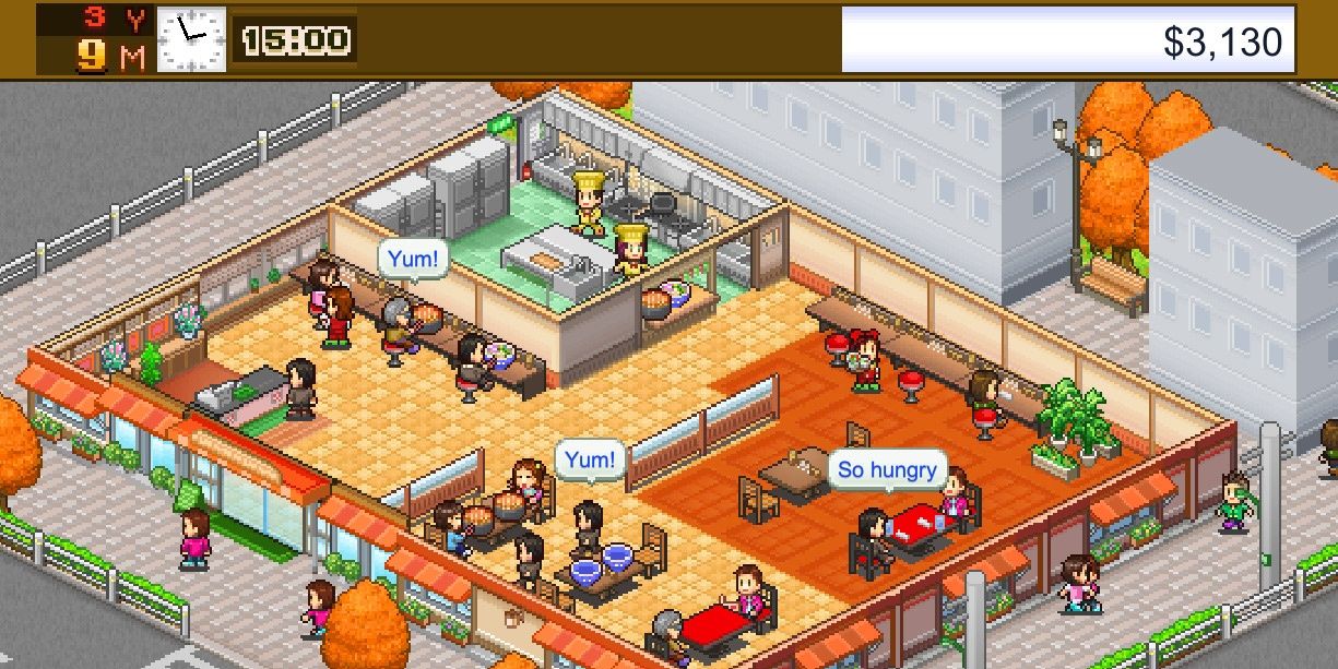 screenshot of game cafeteria nipponica