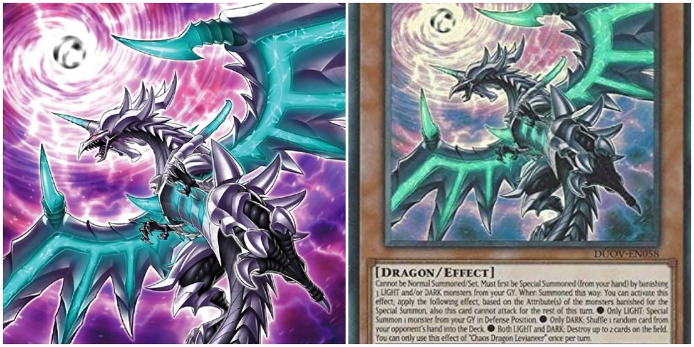 Chaos Dragon Levianner art and effect