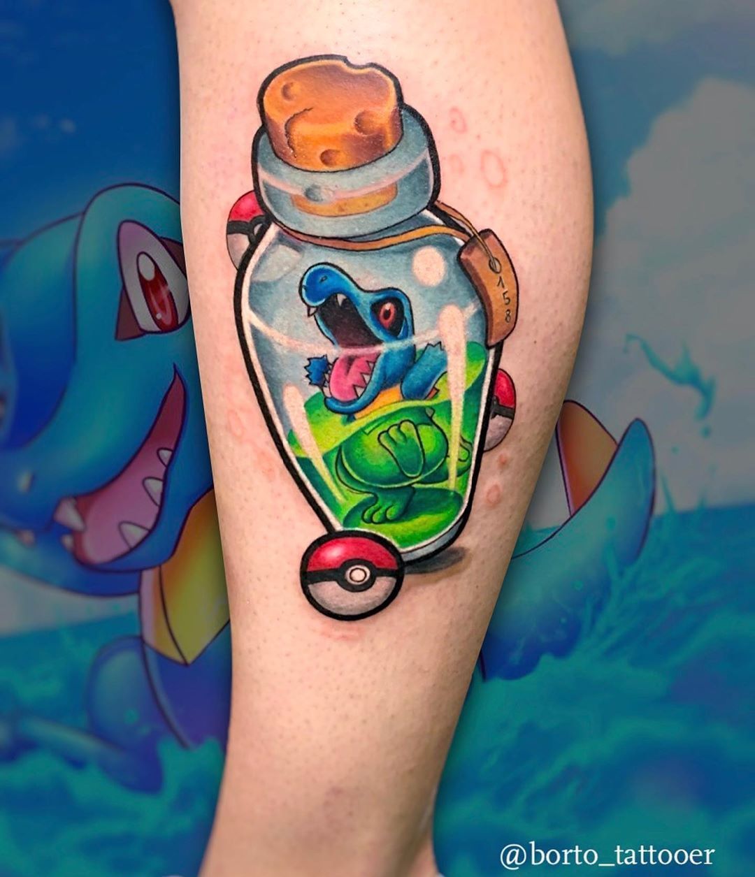 Tattoos by Slater Adams - Cool dude Squirtle 😎 Another Pokémon tattoo in  the bag! | Facebook