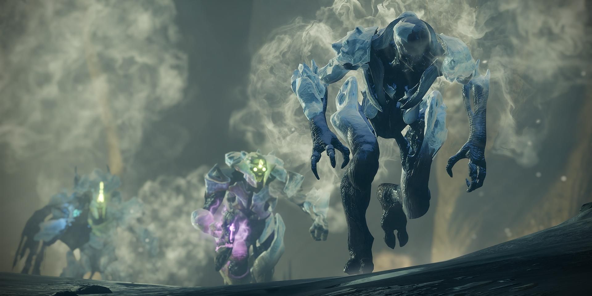 Destiny 2 frozen Hive foes.