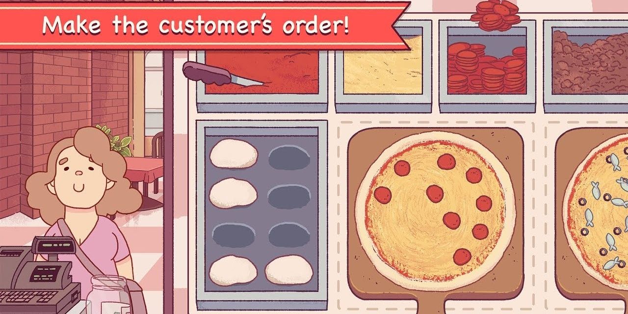 screenshot of game good pizza, great pizza