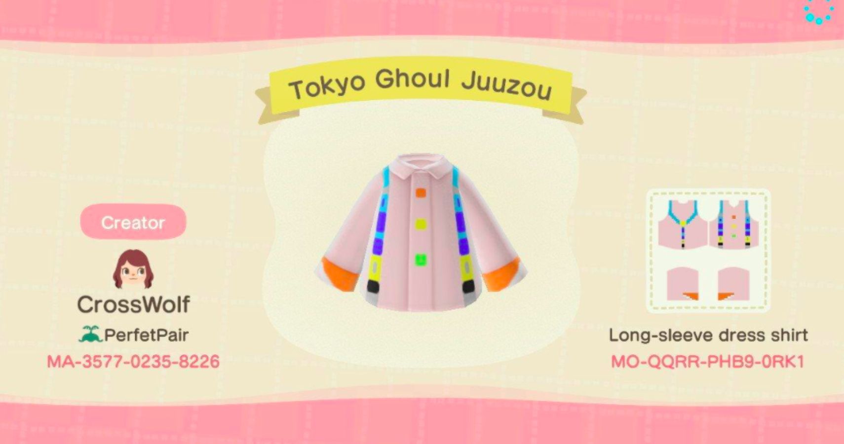 tokyo ghoul animal crossing