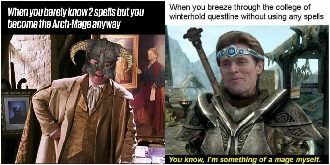 Skyrim: 10 Hilarious Memes About Being A Mage Only True ...
