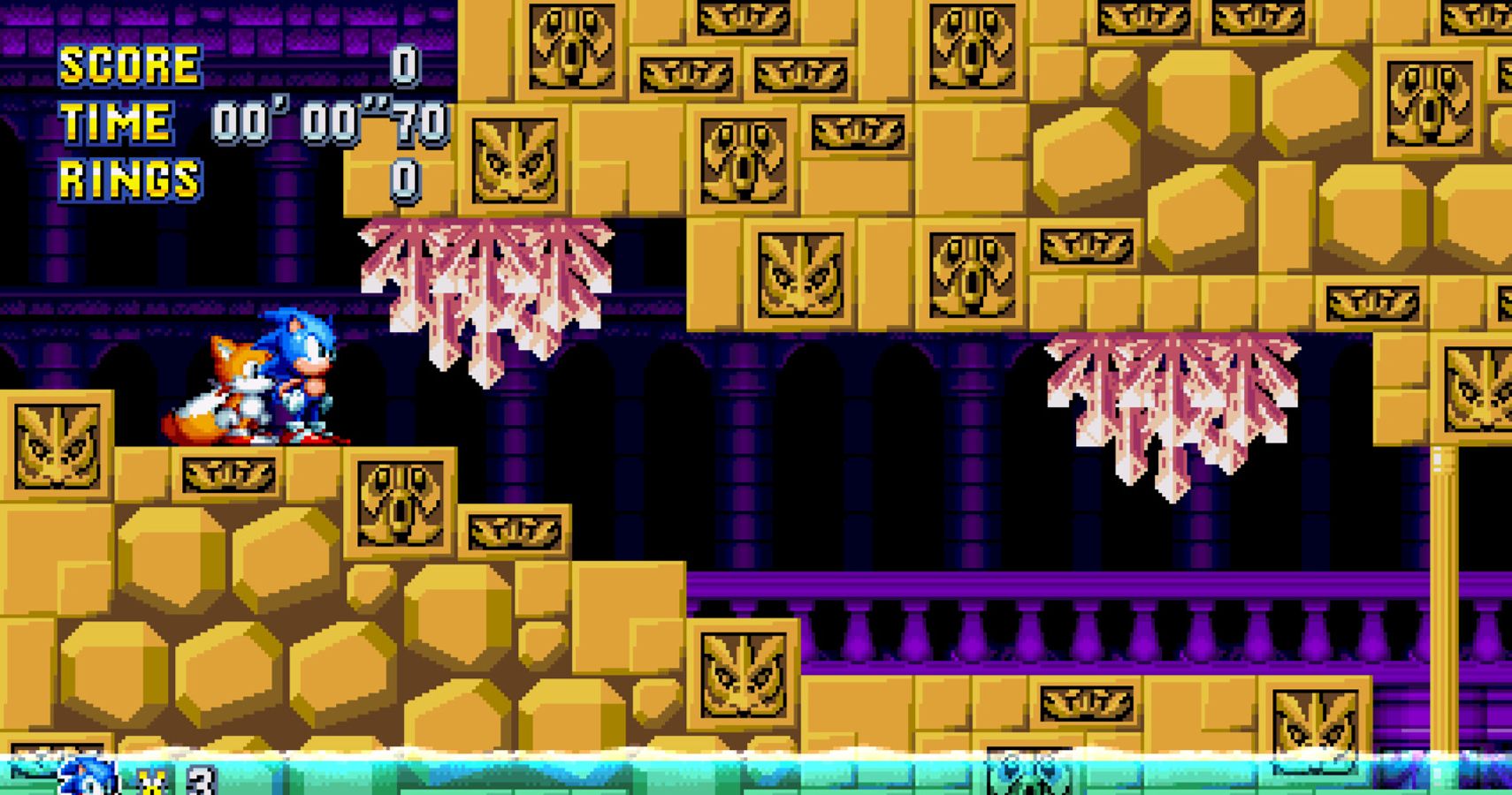 download sonic labyrinth game over