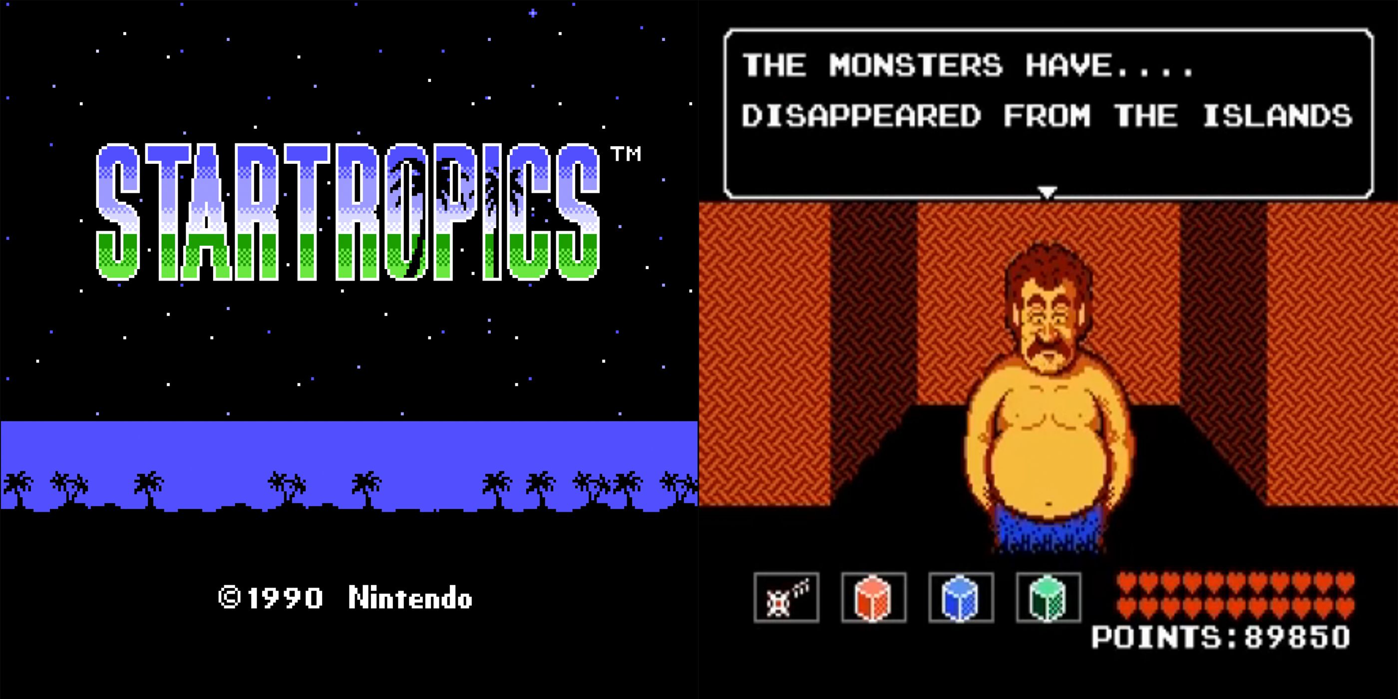 Startropics for the NES.