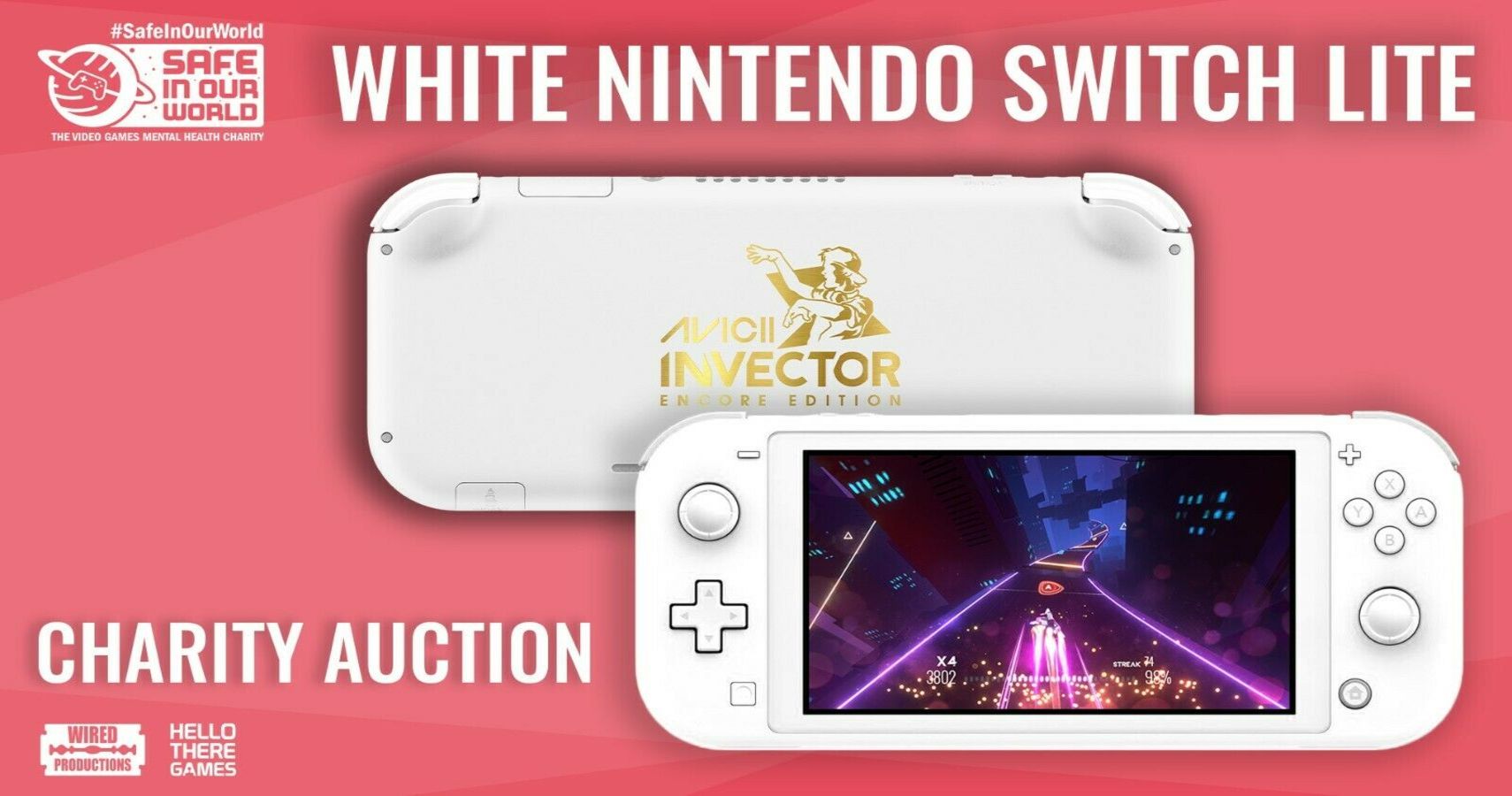 Win A Limited-Edition White Nintendo Switch Lite By Donating To Charity