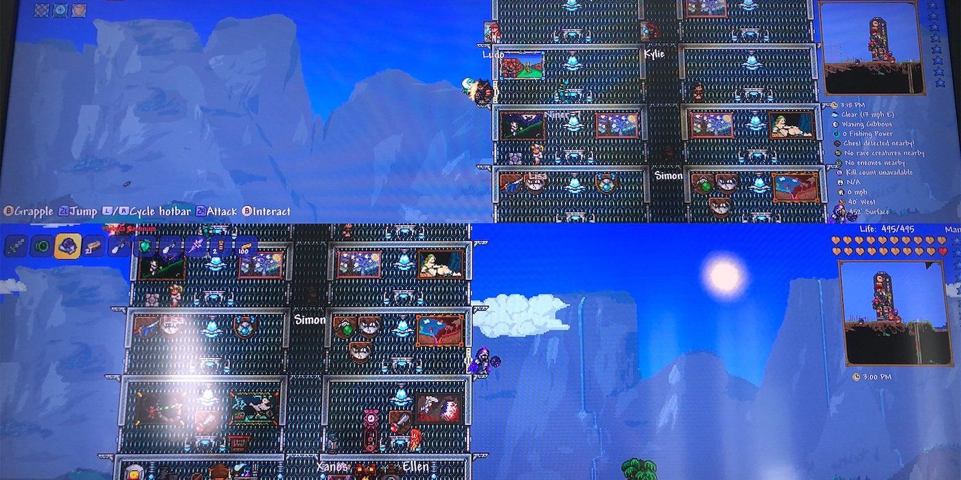 Terraria Split-Screen