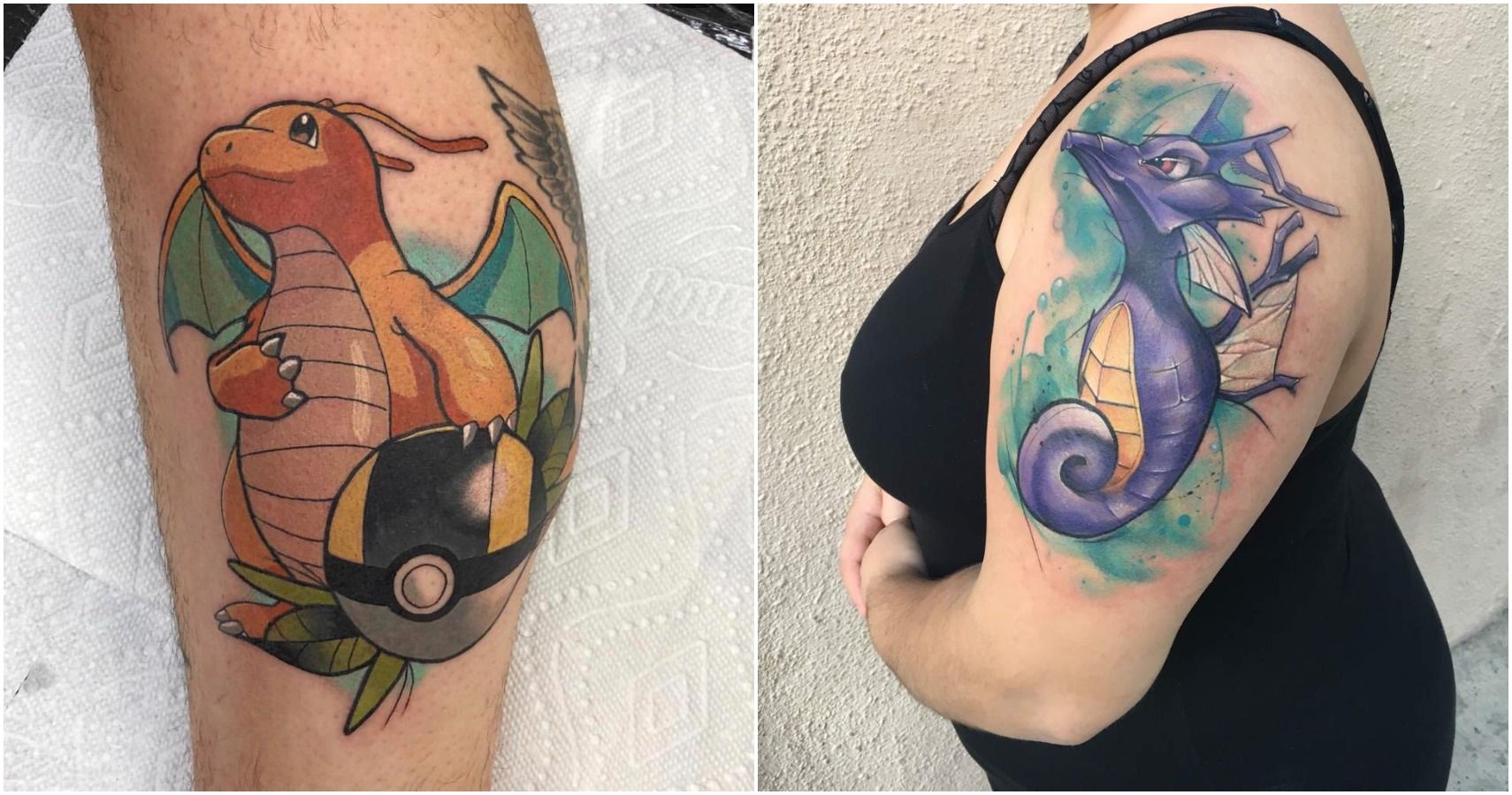 A loving couple tattoo featuring Light Fury & Night Fury from their  favourite movie “How to train your Dragon”. 🎥 Let us know wha... |  Instagram