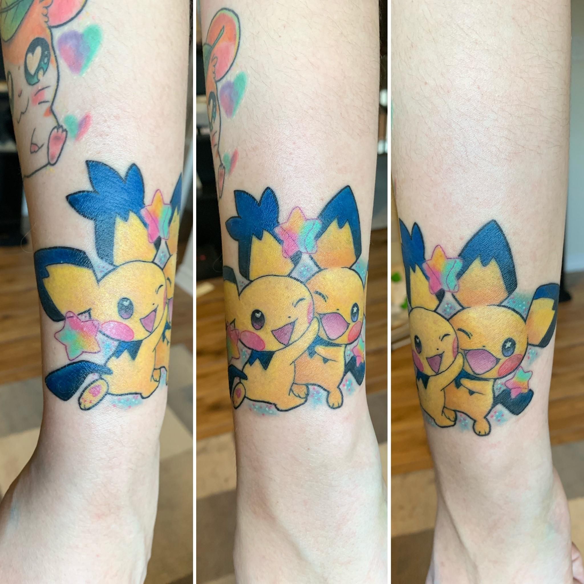Pikachu tattoo @savshimi | Pikachu tattoo, Weird tattoos, Pokemon tattoo