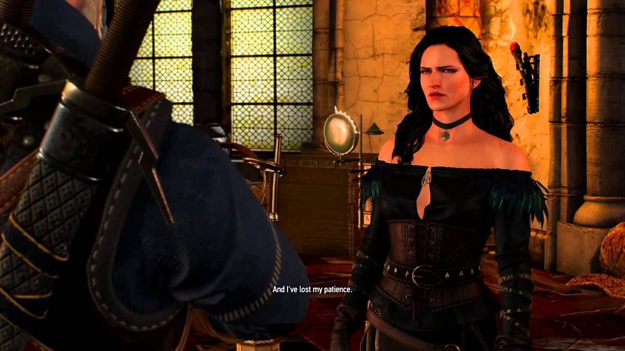 yennefer is angry