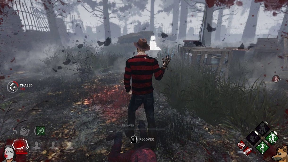 The Nightmare from Dead By Daylight in action