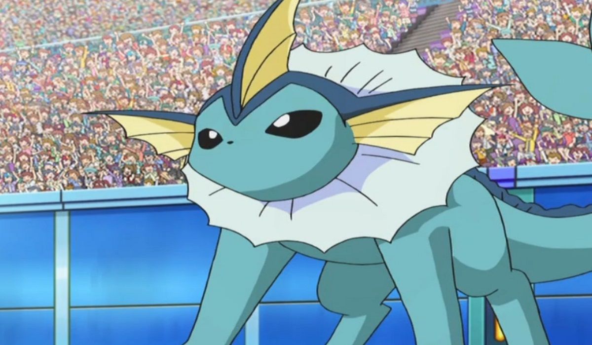 The Pokémon Vaporeon in the anime